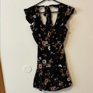 Eyeshadow Fower-Patterned Dress - Size S
